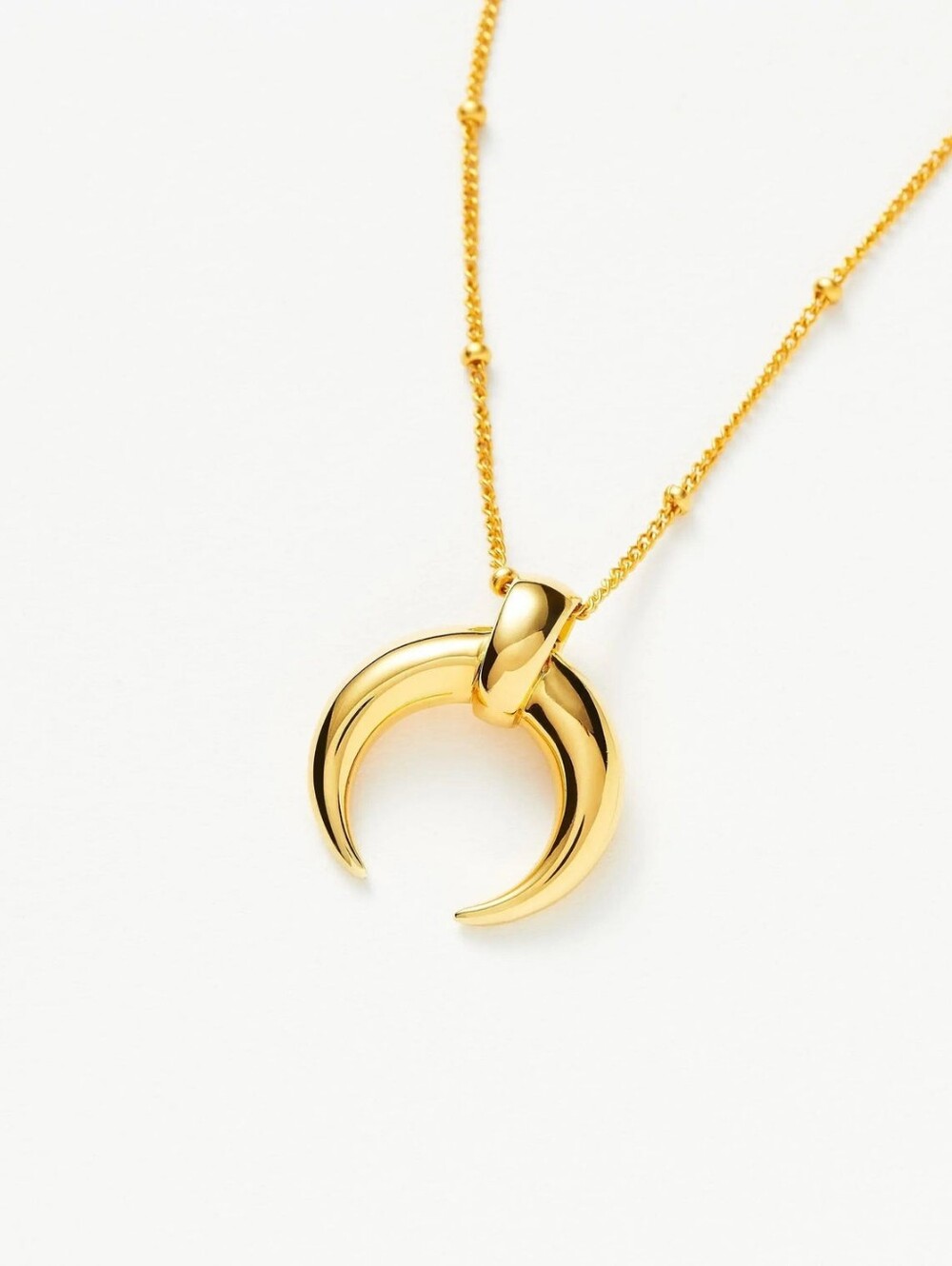 Missoma × Lucy Williams Large Horn Pendant Necklace